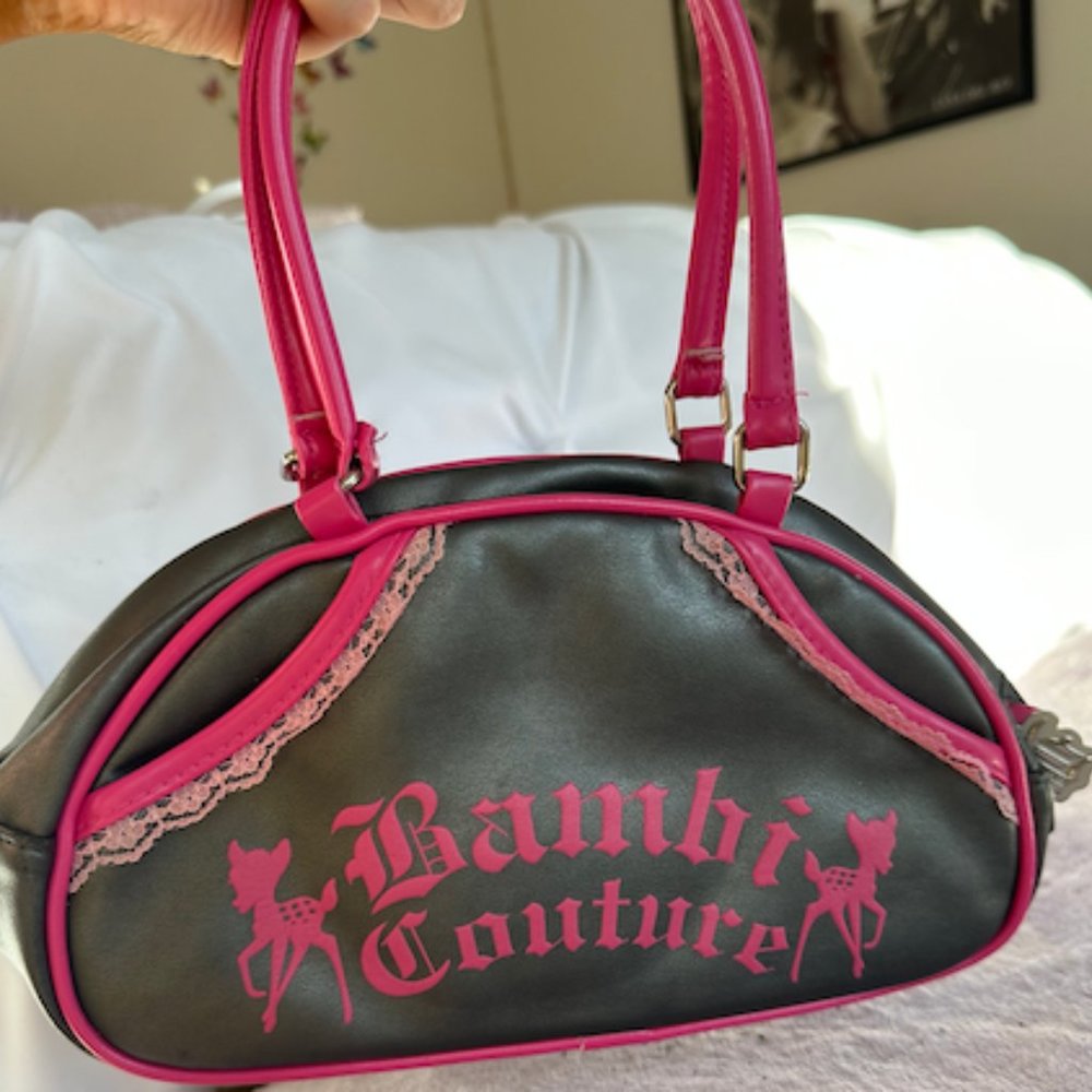 Y2K Bambi Couture Paris Hilton Shoulder Purse